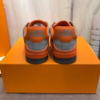 Louis Vuitton Unisex LV Trainer Sneaker Orange Epi Calf Leather Rubber Outsole #54 (6)