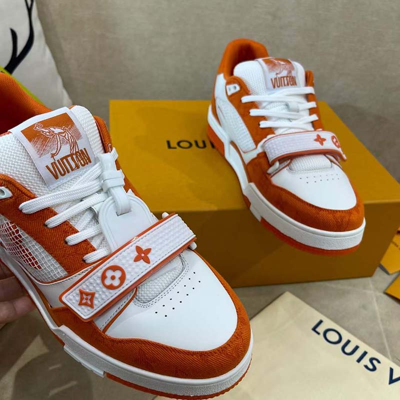 Buy Louis Vuitton Trainer Low 'Orange Monogram' - 1A811Y