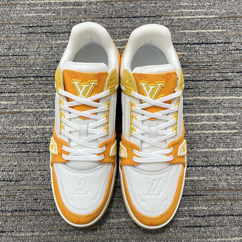 Buy Louis Vuitton 22AW LV Trainer Line Low Cut Sneaker 1A9ZAY Monogram Denim  Virgil Abloh Velcro Strap 7 Multi from Japan - Buy authentic Plus exclusive  items from Japan