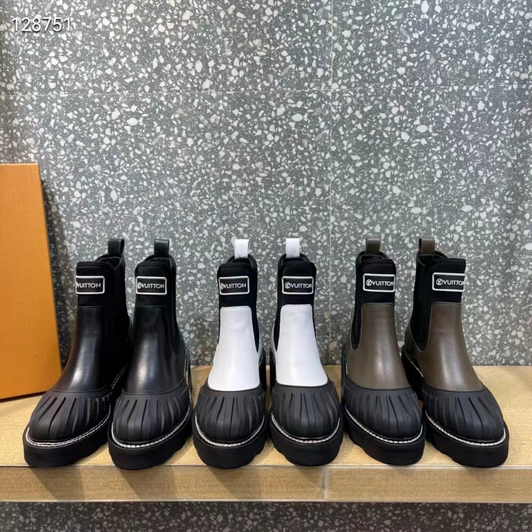 Wilder's Consignment House on Instagram: Your Forever Boot. Louis Vuitton  Beaubourg Boots Calfskin leather Chelsea boots with monogram canvas piping  around the elastic side panels, white stitching around the welt and  gold-tone