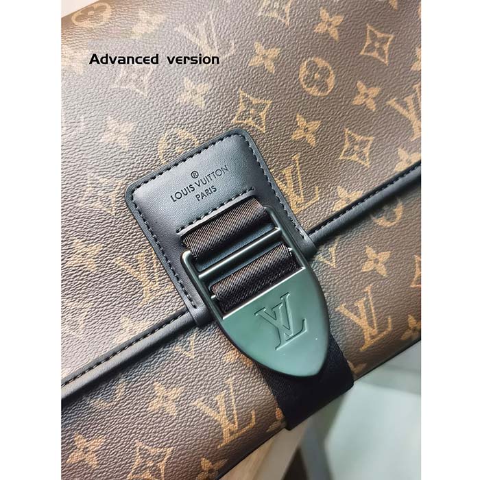 Louis Vuitton LV Unisex Archy Messenger GM Bag Monogram Macassar