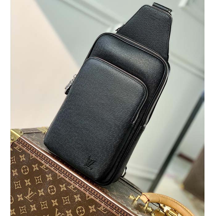 Louis Vuitton Black Taiga Leather Avenue Slingbag ○ Labellov ○ Buy and Sell  Authentic Luxury