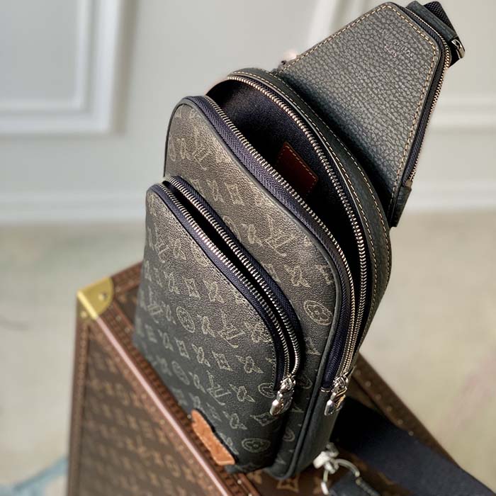 Shop Louis Vuitton 2024 SS Monogram Unisex Street Style Plain Leather  Crossbody Bag (Avenue sling NM, M46718) by Mikrie