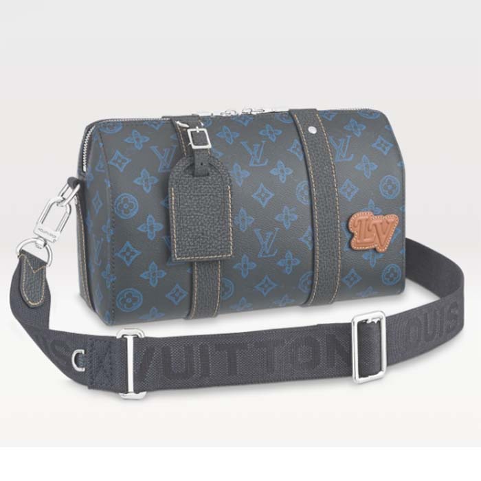 Lv men's clutch bag Louis Vuitton black and blue preorder, Luxury, Bags &  Wallets on Carousell