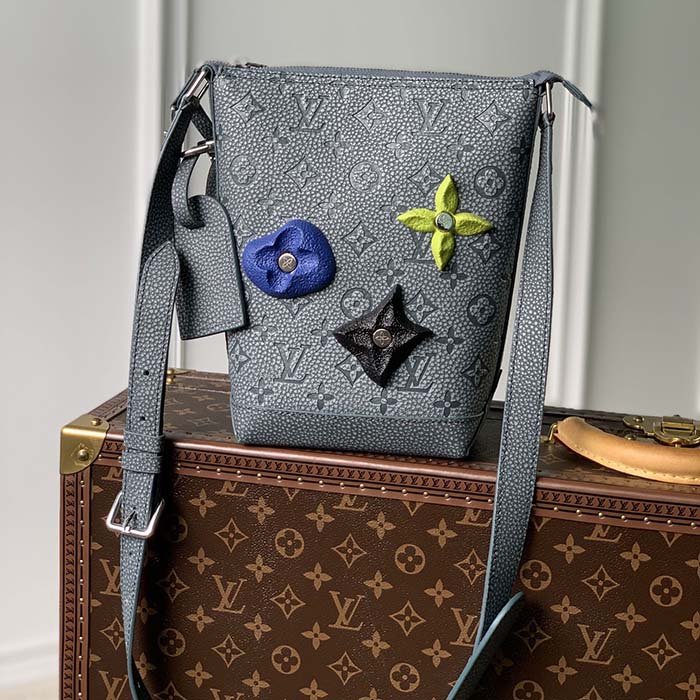 Louis Vuitton Hobo Cruiser PM Bag Taurillon Monogram Leather In Granit -  Praise To Heaven