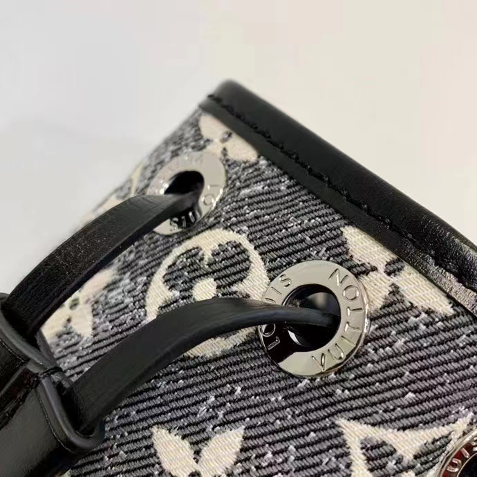 Louis Vuitton Monogram Jacquard Denim Nano Noe - Black Mini Bags, Handbags  - LOU785182