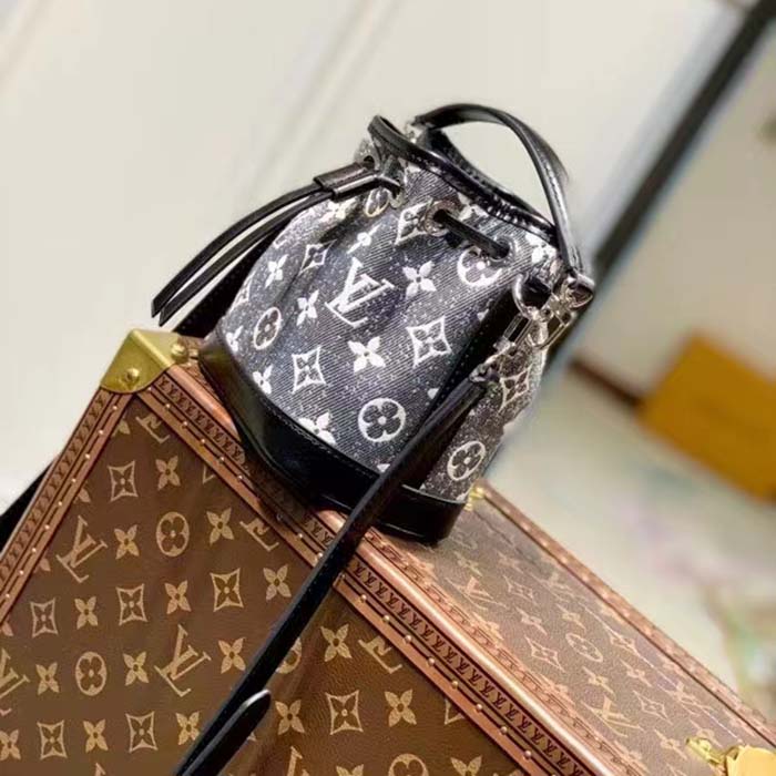 Louis Vuitton LV x YK Nano Noe Blue/White in Embossed Grained Monogram  Empreinte Cowhide Leather with Silver-tone - US
