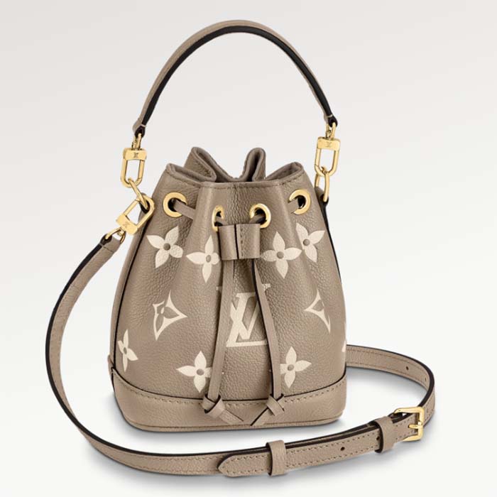 Replica Louis Vuitton Nano Noe Bag In Monogram Empreinte Leather