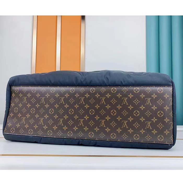 Louis Vuitton Onthego MM Black in Econyl Recycled Nylon with Gold