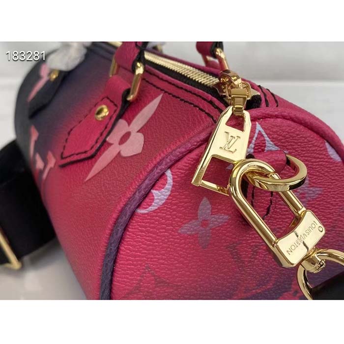 Louis Vuitton Papillon BB Midnight Fuchsia in Coated Canvas with Gold-tone  - US