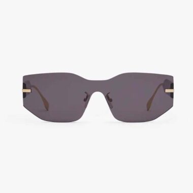 Fendi Women Fendigraphy Black Shield Sunglasses