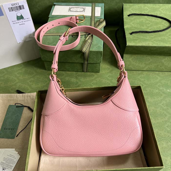 Gucci Pink Small Double G Aphrodite Shoulder Bag - Realry: A global fashion  sites aggregator
