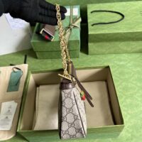 Gucci Women Ophidia GG Small Handbag Beige Ebony GG Supreme Canvas (1)