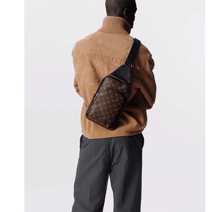 Louis Vuitton LV Avenue slingbag Macassar Brown ref.299684 - Joli