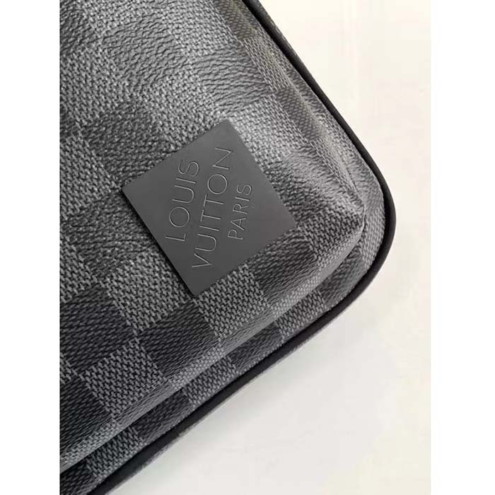 Avenue sling cloth bag Louis Vuitton Grey in Cloth - 35432407