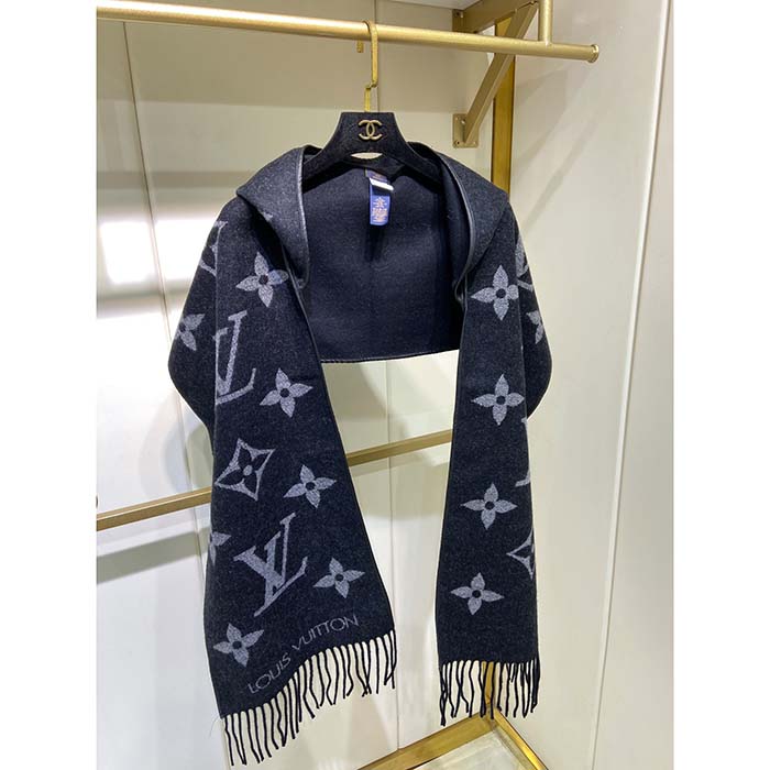 Louis Vuitton The Ultimate Monogram Cashmere Scarf - Black Scarves and  Shawls, Accessories - LOU810234