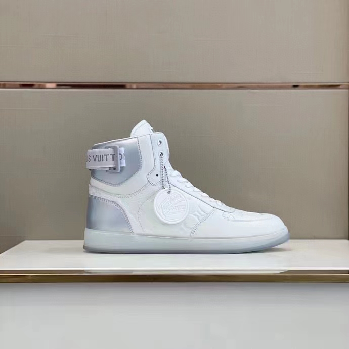 Louis Vuitton LV Rivoli Sneaker 'White Grey' 1ACDWO - KICKS CREW