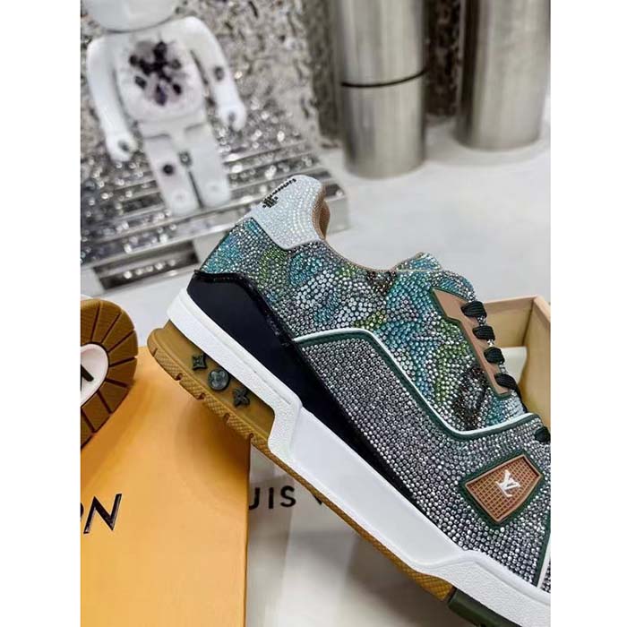 Louis Vuitton LV trainers strass Multiple colors Leather ref