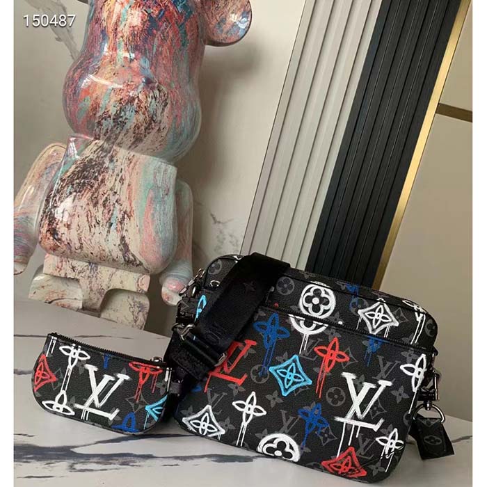 Trio Messenger Graffiti – Keeks Designer Handbags