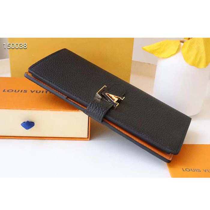 Louis Vuitton Vertical Wallet M81330 Noir 33699