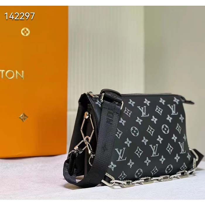 Louis Vuitton LV Coussin MM Black Leather ref.484881 - Joli Closet
