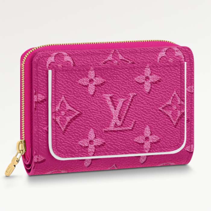 Louis Vuitton LV Unisex Passport Cover Pink Monogram Coated Canvas - LULUX