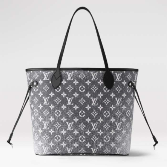 Louis Vuitton LV Neverfull Denim pouch new Grey ref.750646 - Joli