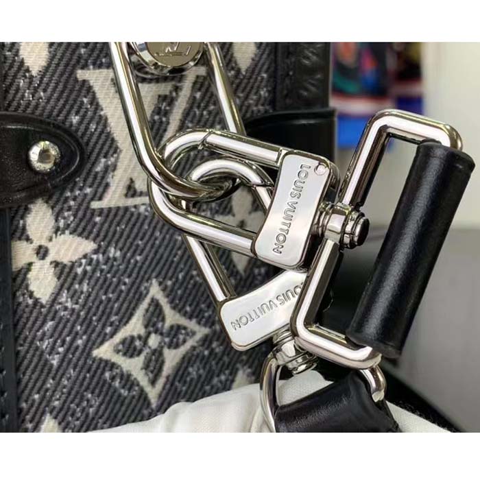 Louis Vuitton LV Unisex Nano Noé Gray Monogram Jacquard Denim Cowhide  Leather - LULUX