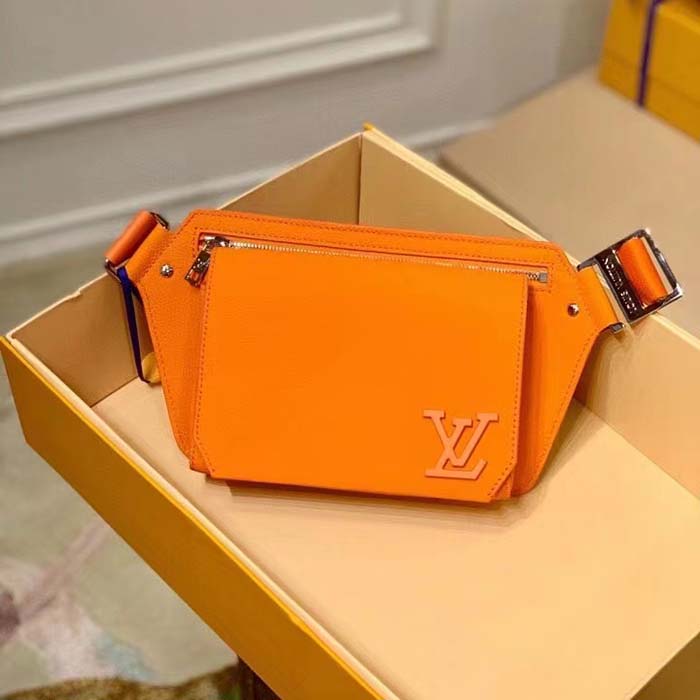 Louis Vuitton LV Sling bag Aerogram Saffron Yellow Leather ref