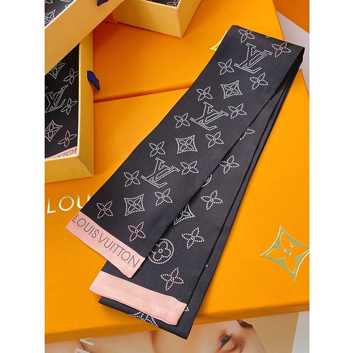 Silk Scarves Louis Vuitton LV Shawl Flight Mode
