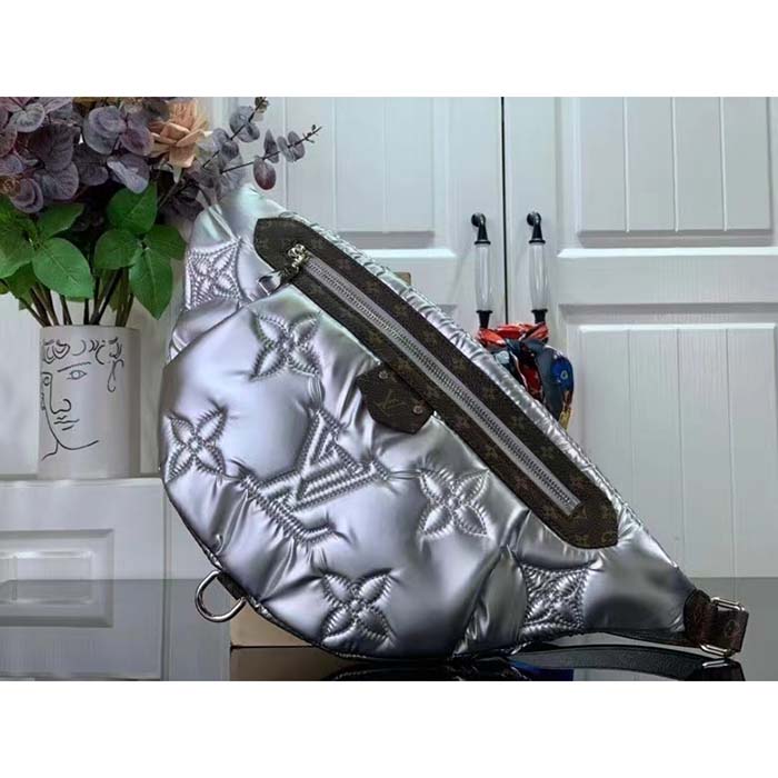 Louis Vuitton Unisex LV Pillow Maxi Bumbag Silver Recycled
