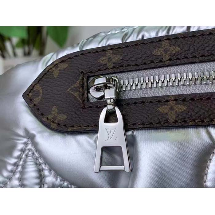 Louis Vuitton Unisex LV Pillow Maxi Bumbag Silver Recycled