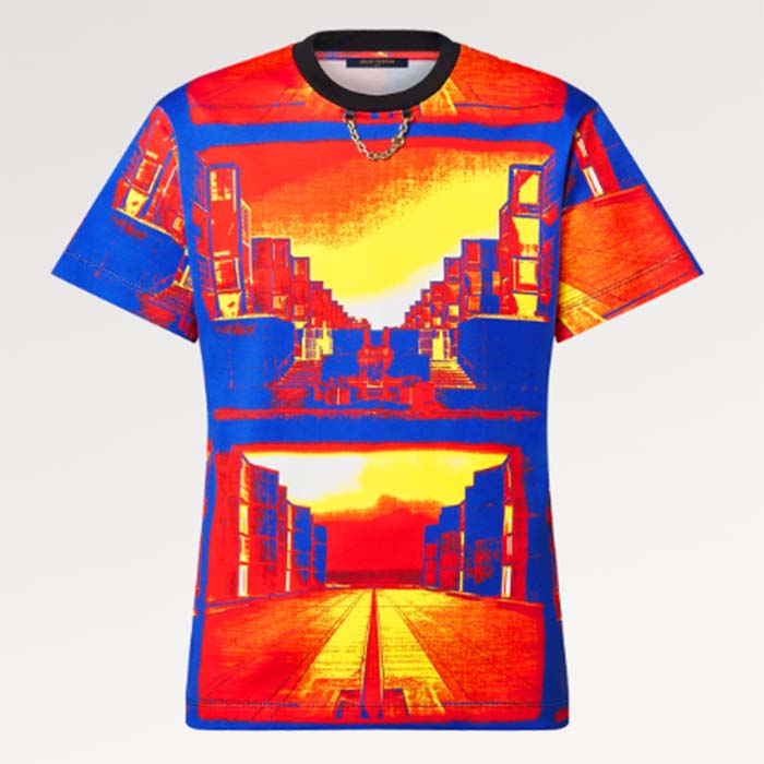 T-shirt Louis Vuitton Multicolour size S International in Cotton - 26787662