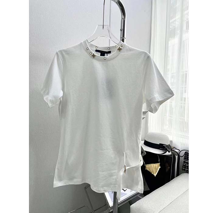 T-shirt Louis Vuitton White size XL International in Cotton - 35707275