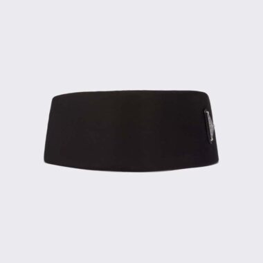 Prada Women Re-Nylon Headband-Black