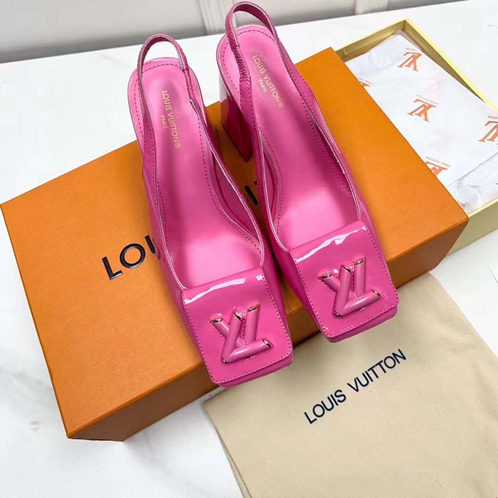 Louis Vuitton® Shake Slingback Pump Pink. Size 36.0