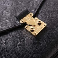 Louis Vuitton LV Women Pochette Métis Bag Black Monogram Grained Cowhide Leather (4)