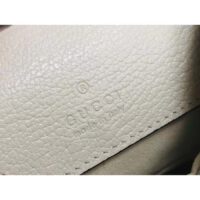 Gucci Women GG Aphrodite Small Shoulder Bag White Soft Leather Double G (1)