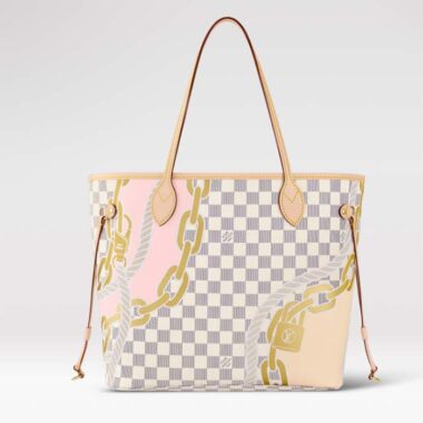 Louis Vuitton Women LV Neverfull MM Tote New Spring Collection Nautical