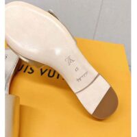 Louis Vuitton Women LV Shake Flat Mule Gold Metallic Lambskin Leather (6)