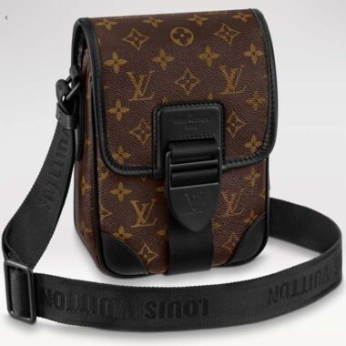 Louis Vuitton LV Unisex Archy Messenger PM Bag Monogram Macassar Coated Canvas