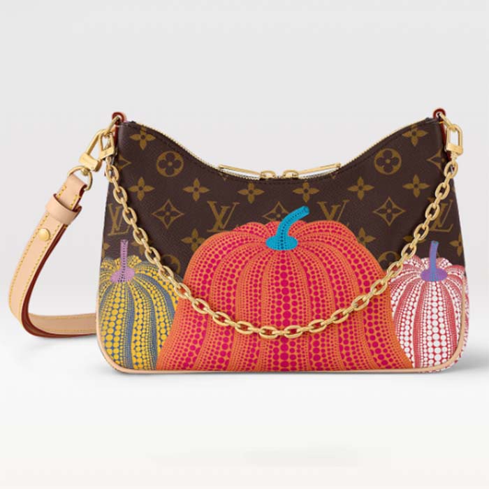 Louis Vuitton LV x YK Onthego PM Pumpkin Print in Monogram Coated Canvas  with Gold-tone - US