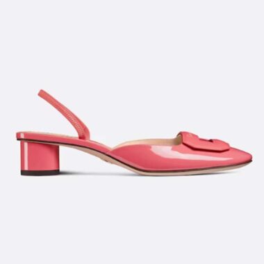 Dior Women CD Day Slingback Pump Indy Pink Patent Calfskin