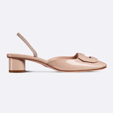 Dior Women CD Day Slingback Pump Nude Patent Calfskin