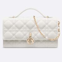 Dior Women CD Miss Dior Mini Bag Latte Cannage Lambskin