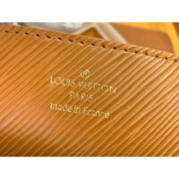 Louis Vuitton Women Twist Lock XL Gold Brown Epi Cowhide Leather Microfiber (2)