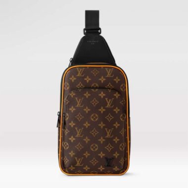 Louis Vuitton LV Unisex Avenue Sling Bag NM Radiant Sun Monogram Macassar Coated Canvas