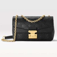 Louis Vuitton LV Women Marceau Black Embossed Grained Cowhide Leather (3)