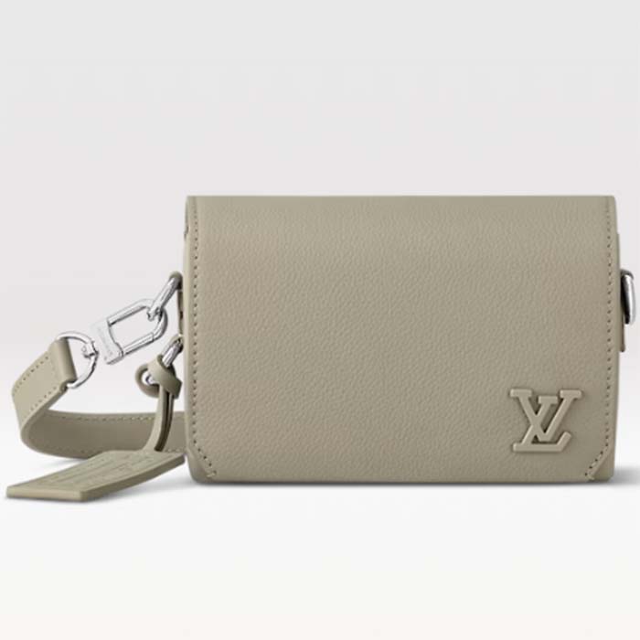 Louis Vuitton Unisex Fastline Wearable Wallet Sage Cowhide Leather Textile  Lining - LULUX