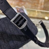 Dior Unisex CD Mini Safari Bag Strap Black Dior Oblique Jacquard (1)